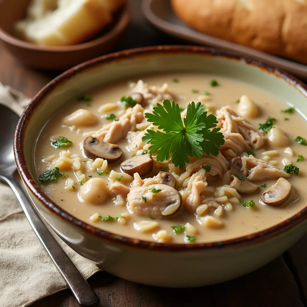 Creamy Chicken and Wild Rice Soup